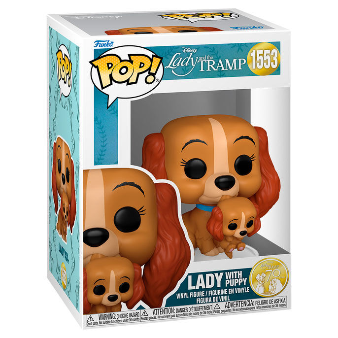 * PRÉ-RESERVA * Funko POP! Disney Lady and the Tramp Lady with Puppy #1553