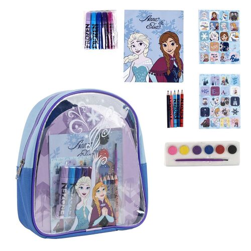 Set de papelería Cerdá + Mochila Frozen Disney