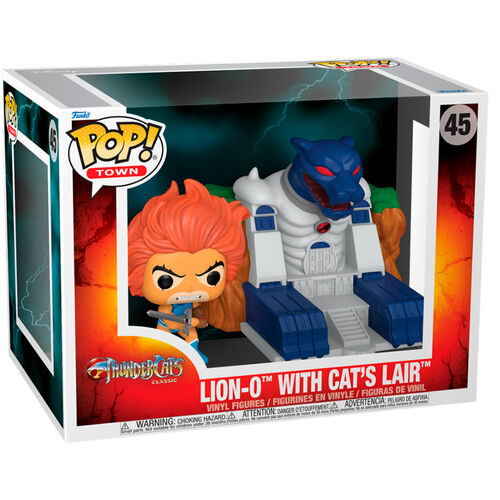 *RESERVA ANTICIPADA* Funko POP! Town Television ThunderCats Lion-O con la Guarida del Gato #45