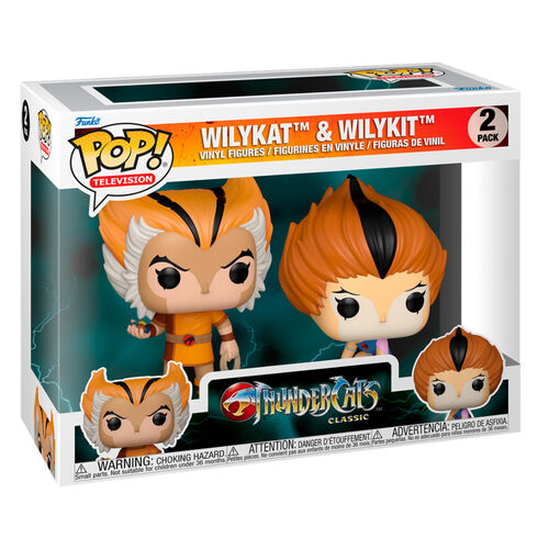 * PRÉ-RESERVA * Funko POP! Television ThunderCats Wilykat & Wilykit 2 Pack