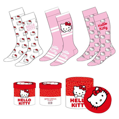 Cerdá Set 3Pares Calcetines Hello Kitty adulto