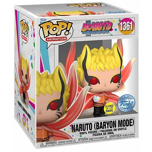 Funko Pop! Animation Boruto Naruto Next Generations Naruto (Baryon Mode) 6" #1361 (Exclusive)