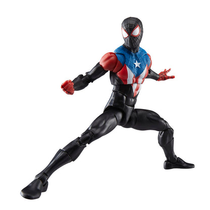 Figura de Hasbro Marvel Legends Spider-Man 2 Miles Morales con traje boricua de 15 cm
