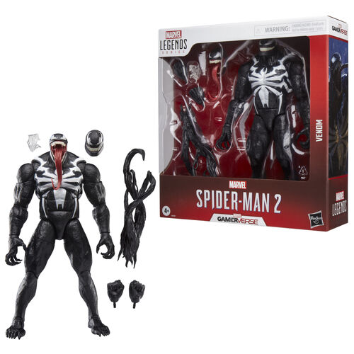 Figura de Spider-Man 2 Venom de 26 cm de la serie Gameverse de Marvel Legends de Hasbro