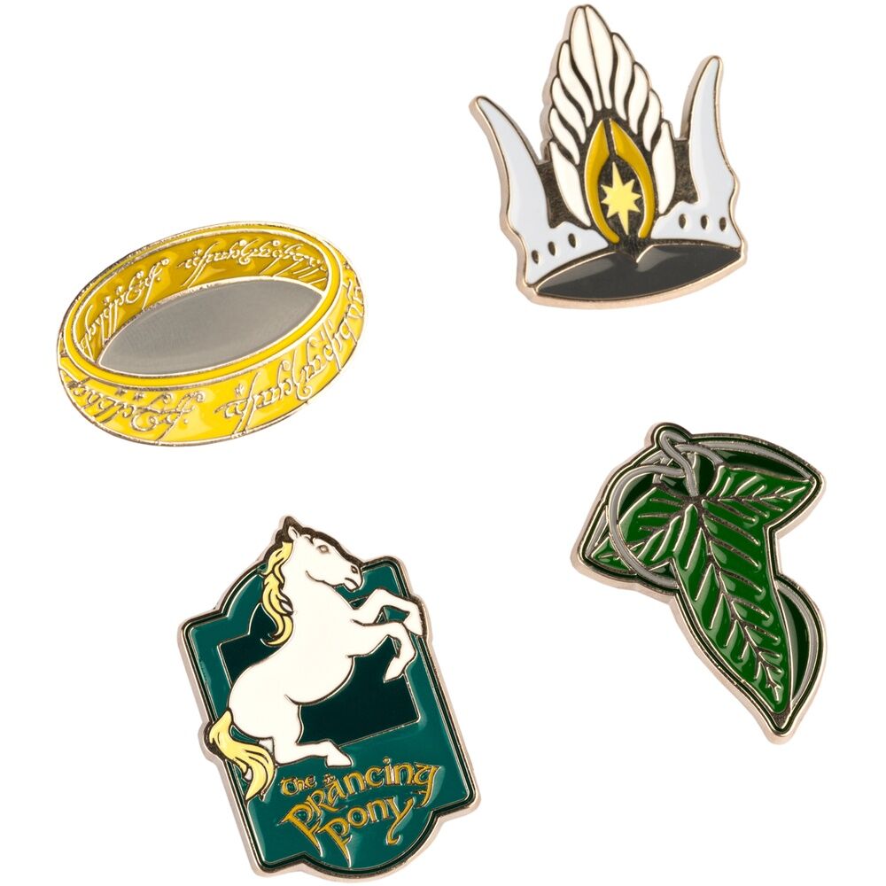 Erik Conjunto de 4 Pins O Senhor dos Anéis