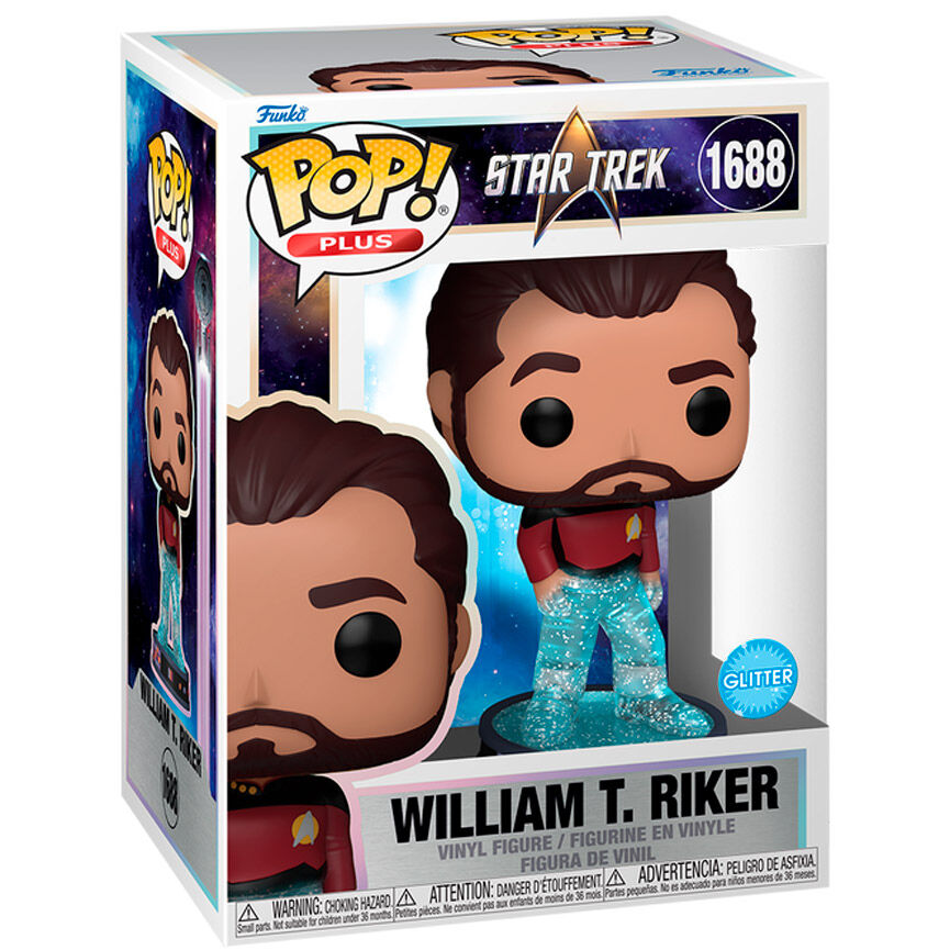 * PRÉ-RESERVA * Funko POP! Plus Television Star Trek William T. Riker #1688