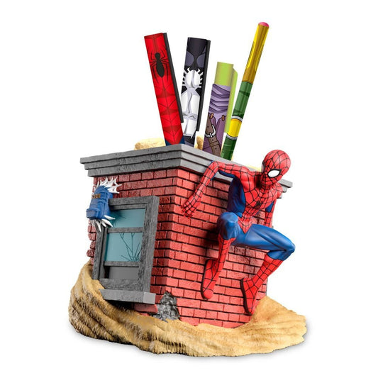 Erik Porta-lápis + Lápis Spiderman Marvel
