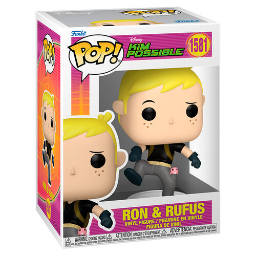 * PRÉ-RESERVA * Funko POP! Disney Kim Possible Ron & Rufus #1581