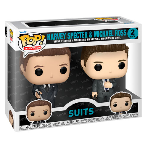 * PRÉ-RESERVA * Funko POP! Television Suits Harvey Specter & Michael Ross 2 Pack