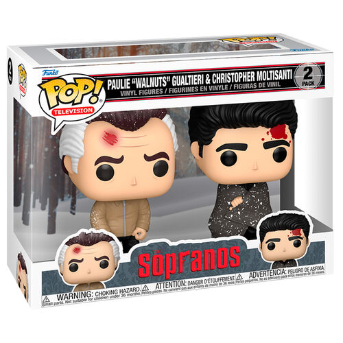 * PRÉ-RESERVA * Funko POP! Television The Sopranos Paulie "Walnuts" Gualtiei & Christopher Moltisanti 2 Pack