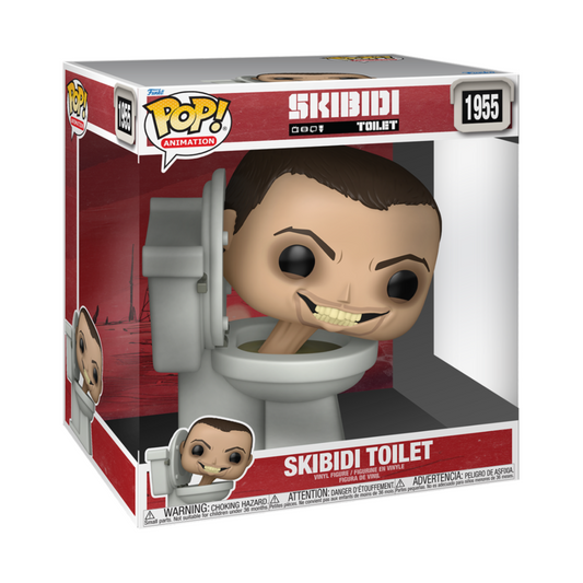 * PRÉ-RESERVA * Funko POP! Animation Skibidi Toilet Skibidi Toilet 10" #1955 (Jumbo Sized POP!)