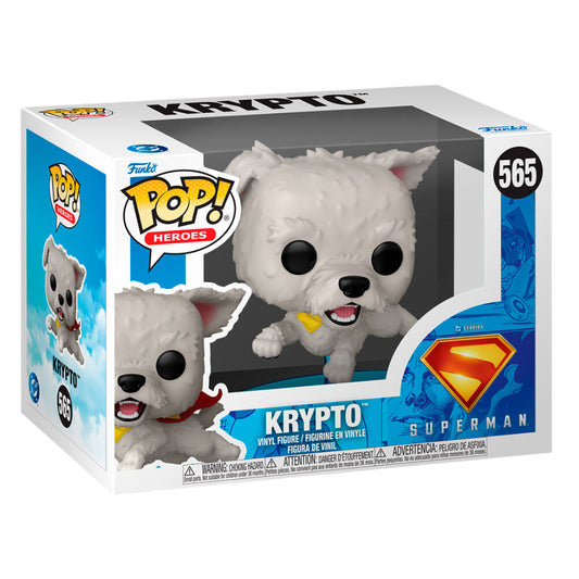 * PRÉ-RESERVA * Funko POP! DC Heroes Superman Krypto #565