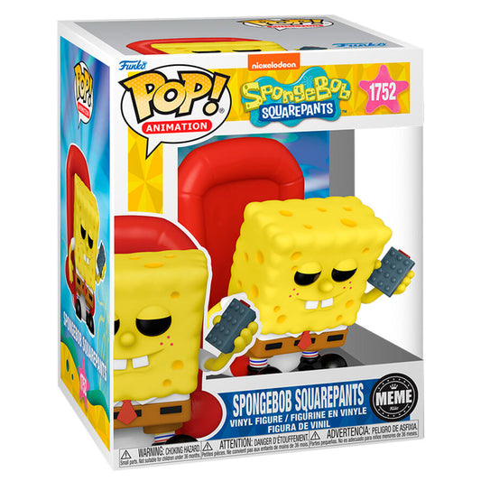 * PRÉ-RESERVA * Funko POP! Meme Premium Animation SpongeBob SquarePants (Ight Imma Head Out Meme) #1752