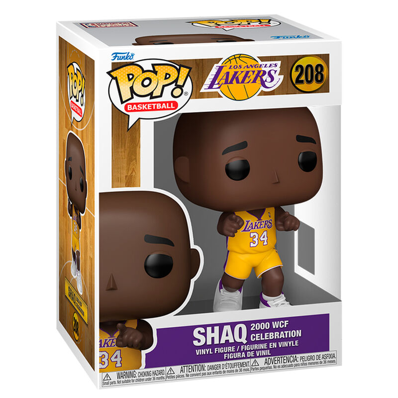 * PRÉ-RESERVA * Funko POP! Basketball NBA Los Angeles Lakers Shaq 2000 WCF Celebration #208