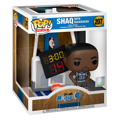 * PRÉ-RESERVA * Funko POP! Deluxe Basketball NBA Orlando Magic Shaq with Backboard #207