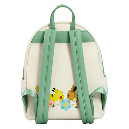 Loungefly Pokemon Pikachu &amp; Eevee Floral Backpack