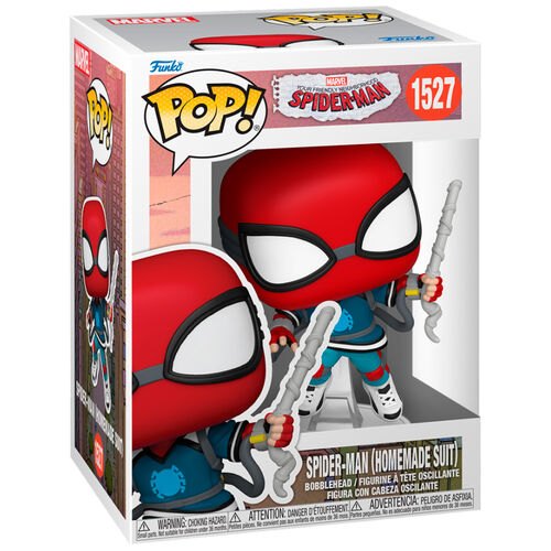* PRÉ-RESERVA * Funko POP! Marvel Your Friendly Neighborhood Spider-Man Spider-Man (Homemade Suit) #1527