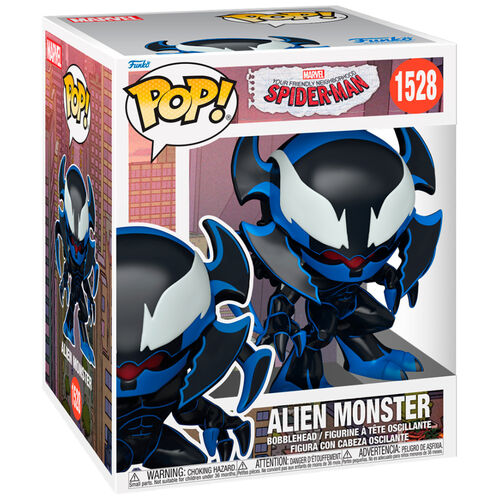 * PRÉ-RESERVA * Funko POP! Marvel Your Friendly Neighborhood Spider-Man Alien Monster 6" #1528 (Super Sized POP!)
