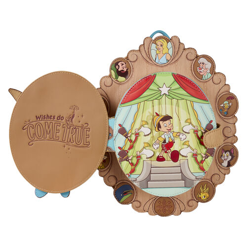 Loungefly Mochila Disney Pinocho Cameo 28cm