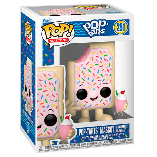 * PRÉ-RESERVA * Funko POP! Ad Icons Pop-Tarts Mascot Strawberry Milkshake #251