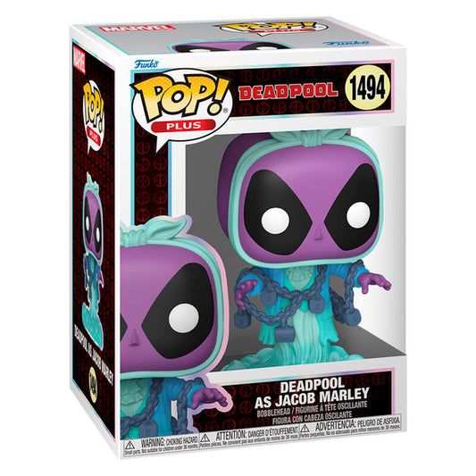 * PRÉ-RESERVA * Funko POP! Plus Marvel Deadpool Deadpool as Jacob Marley #1494