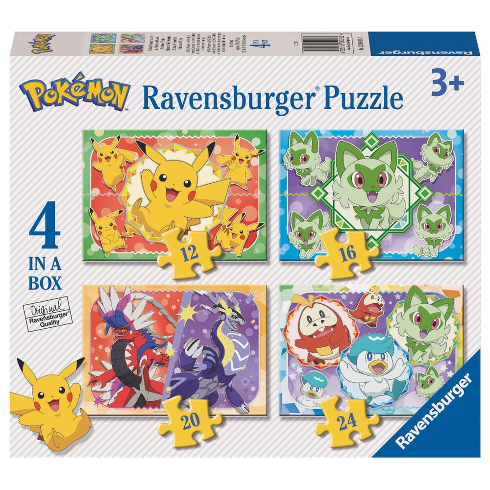 Ravensburger Puzzle Pokemon 12-16-20-24 peças