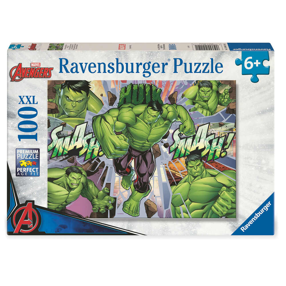 Ravensburger Puzzle Hulk Marvel XXL 100 peças