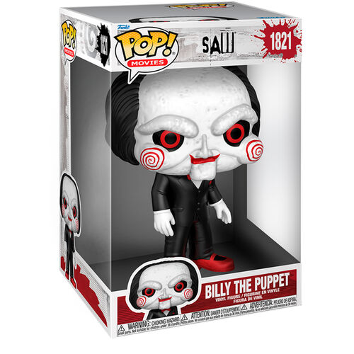 * PRÉ-RESERVA * Funko POP! Movies Saw Billy The Puppet 10" #1821 (Jumbo Sized POP!)