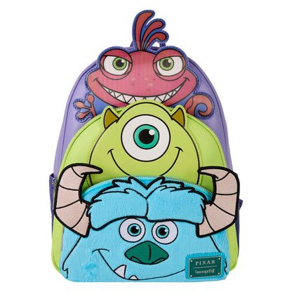 Disney Pixar Monsters INC Mike Sully and Randall Loungefly Backpack 31cm