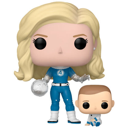 Funko POP! Marvel Los 4 Fantásticos: Mujer Invisible y Franklin #1514