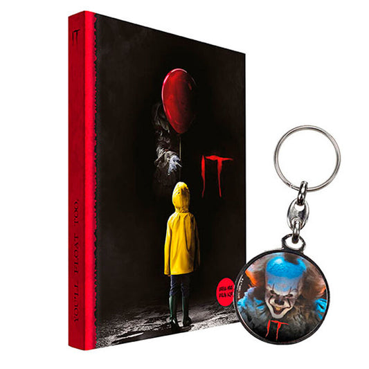 SD Toys Cuaderno con luz + Llavero metálico IT
