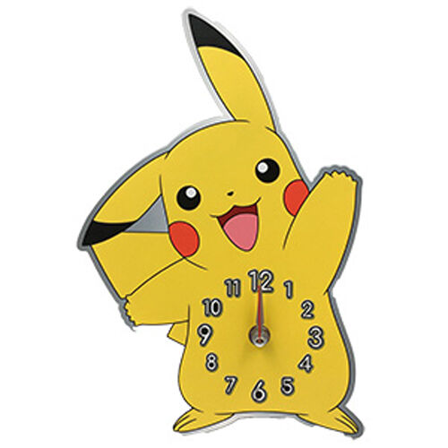 Kids Licensing Metal Wall Clock Pikachu Pokemon