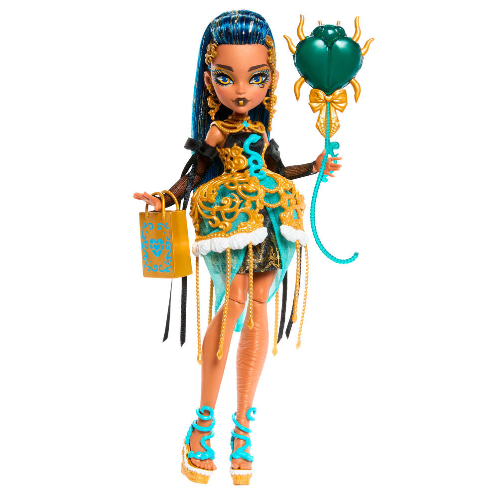 Mattel Boneca Cleo De Nile Scary Sweet Birthday 1600 Monster High