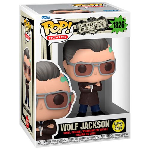 * PRÉ-RESERVA * Funko POP! Movies Beetlejuice Wolf Jackson #1826 GITD