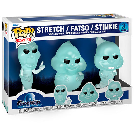 * PRÉ-RESERVA * Funko POP! Movies Casper Stretch / Fatso / Stinkie 3 Pack