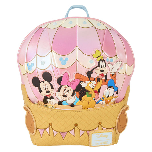 Loungefly Disney Mickey &amp; Friends Shape Hot Air Balloon Backpack 26cm