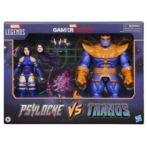 Hasbro Figura Marvel Legends Gameverse Psylocke vs Thanos pack 2 15cm