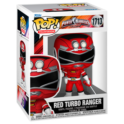 * PRÉ-RESERVA * Funko POP! Television Power Rangers Turbo Red Turbo Ranger #1713