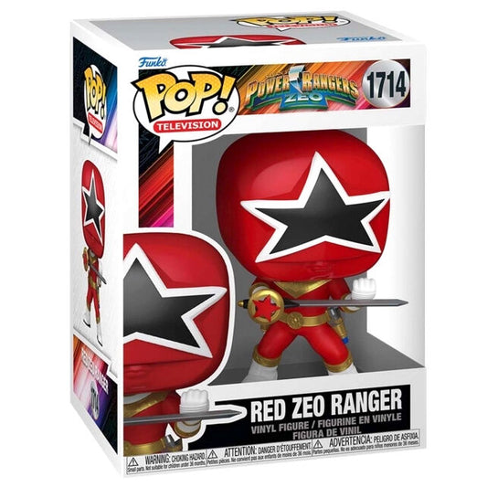 * PRÉ-RESERVA * Funko POP! Television Power Rangers Zeo Red Zeo Ranger #1714