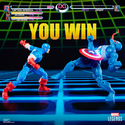 Hasbro Blister 2 figuras Capitan America & Venom Gameverse Marvel Legends Series 15cm
