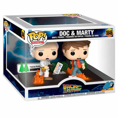 * RESERVA * Funko POP! Movie Moments Regreso al Futuro Doc y Marty #1846