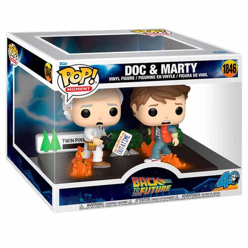 * RESERVA * Funko POP! Movie Moments Regreso al Futuro Doc y Marty #1846