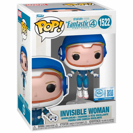 * PRE-RESERVA * Funko POP! Marvel Studios Los 4 Fantásticos: Primeros Pasos, Mujer Invisible (Astronauta) #1522 Exclusiva