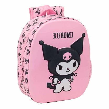 Safta Mochila 3D Kuromi Hello Kitty 33cm