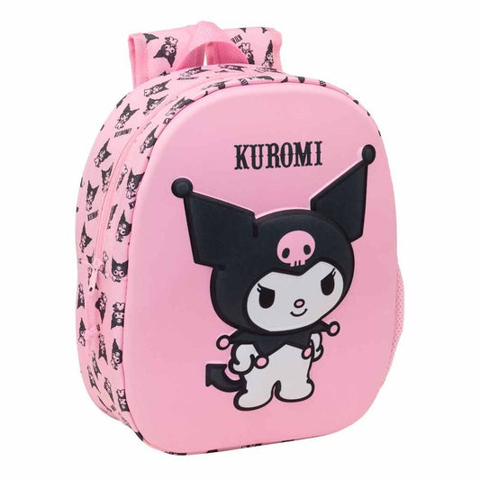 Safta Mochila 3D Kuromi Hello Kitty 33cm
