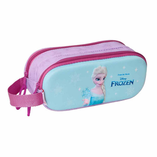 Safta Estojo Porta-tudo 3D Frozen Disney duplo