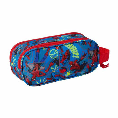 Safta Estojo Porta-tudo 3D Spiderman Disney duplo