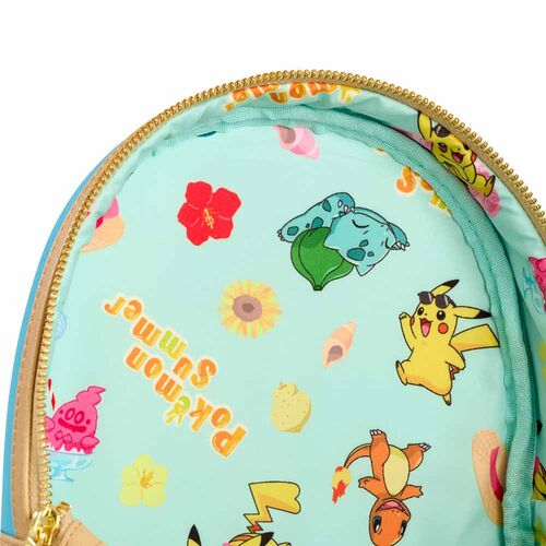 Mochila Loungefly Pokémon Pool Party de 26 cm