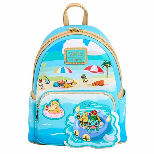 Mochila Loungefly Pokémon Pool Party de 26 cm