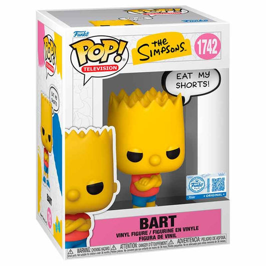 * PRE-ORDEN * Funko POP! Televisión Los Simpsons Bart (¡Cómete mis pantalones cortos!) #1742 Exclusivo